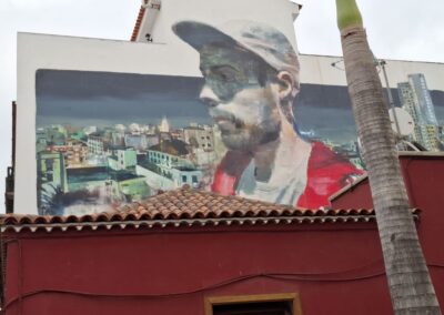 Puerto de la cruz street art family game