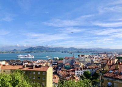 Santander city skyline