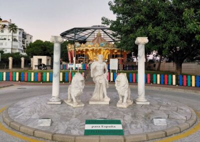 Torremolinos parc batterie chasse au trésor