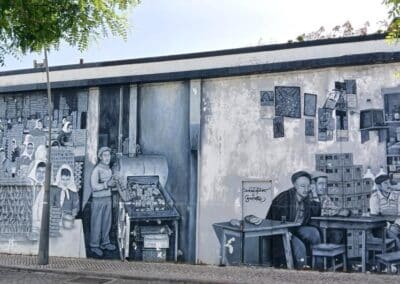 Olhao escape room mural